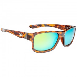 Ochelari Strike King - Pro Sunglasses Shiny Tortoiseshell Green Mirror Amber Base Lens